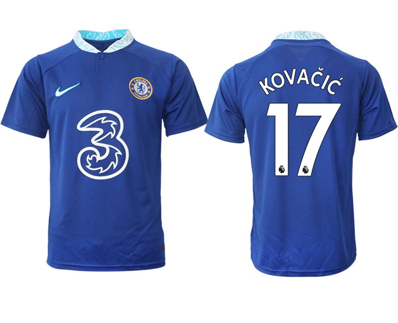 Men 2022-2023 Club Chelsea FC home aaa version blue 17 Soccer Jersey